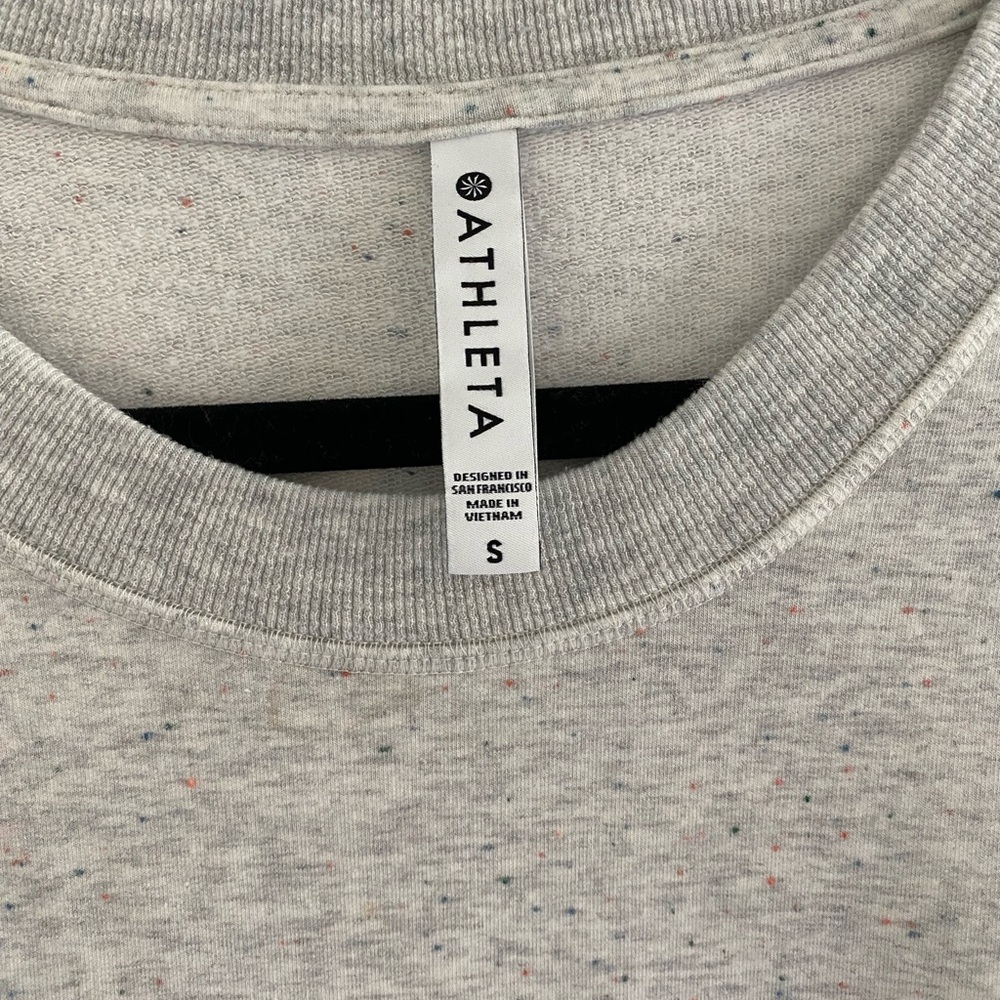 Athleta - Gray Women's Pullover Sweater with Specks of Color - Small - Picture 2 of 5
